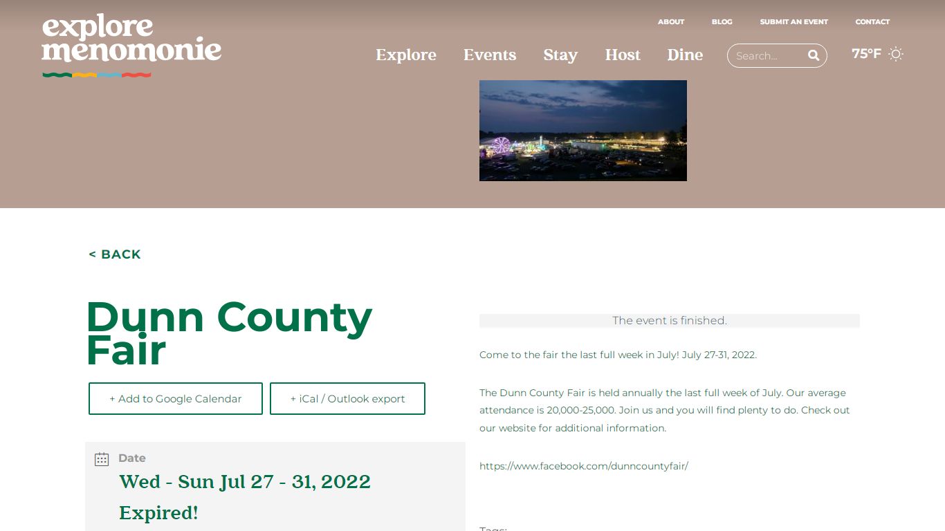 Dunn County Fair - Explore Menomonie
